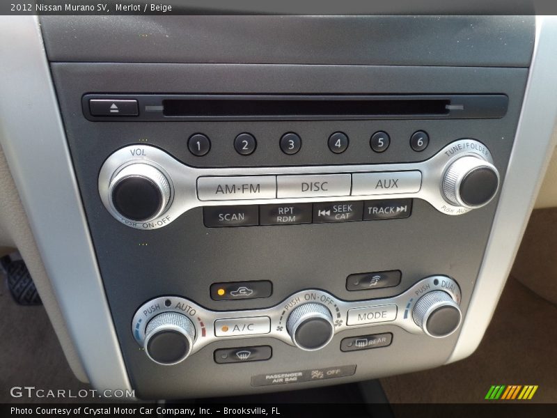 Merlot / Beige 2012 Nissan Murano SV