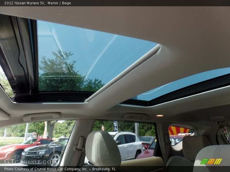 Merlot / Beige 2012 Nissan Murano SV