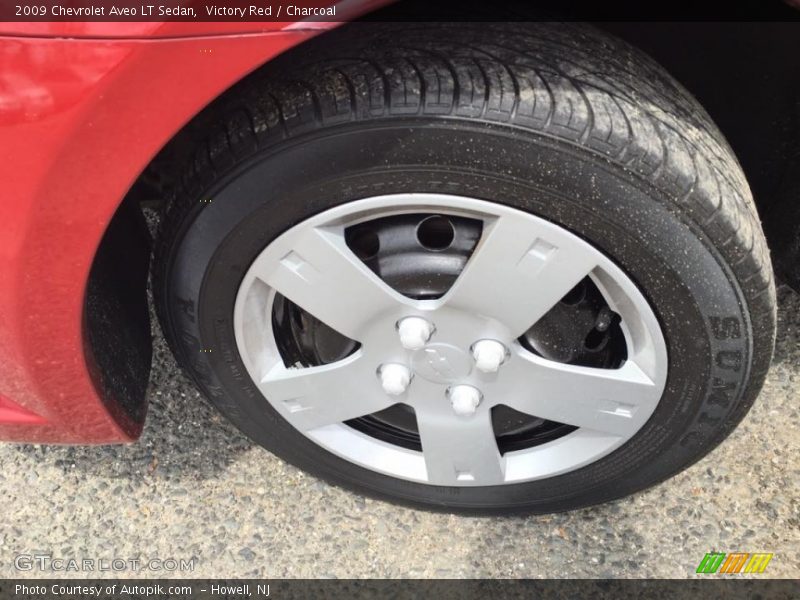 Victory Red / Charcoal 2009 Chevrolet Aveo LT Sedan