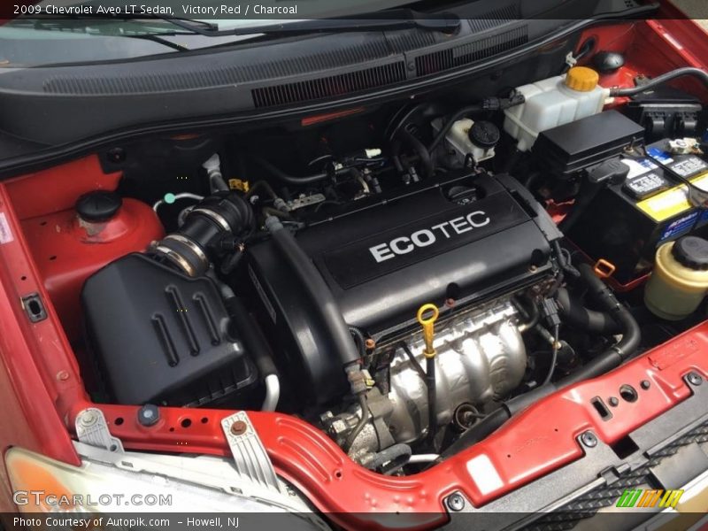 Victory Red / Charcoal 2009 Chevrolet Aveo LT Sedan