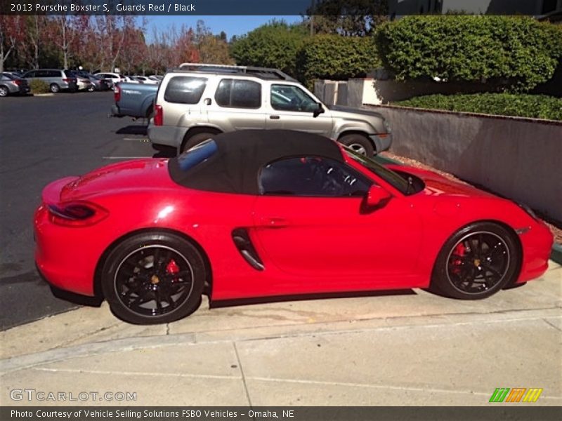 Guards Red / Black 2013 Porsche Boxster S