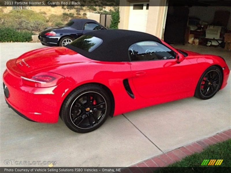 Guards Red / Black 2013 Porsche Boxster S