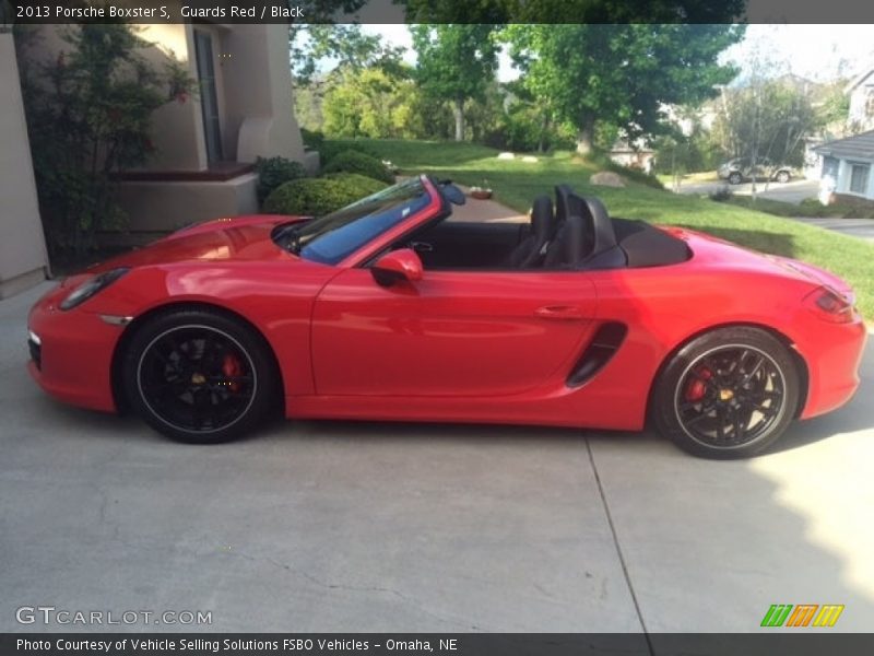 Guards Red / Black 2013 Porsche Boxster S