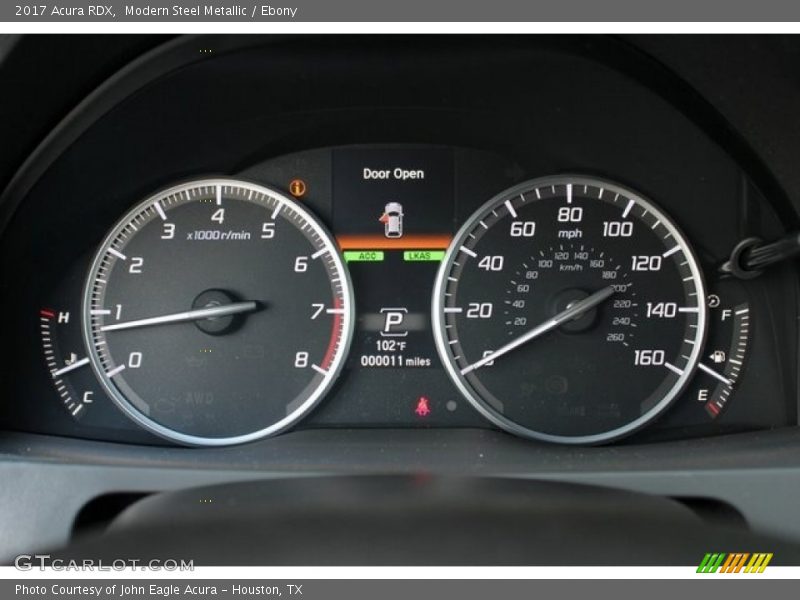 Modern Steel Metallic / Ebony 2017 Acura RDX