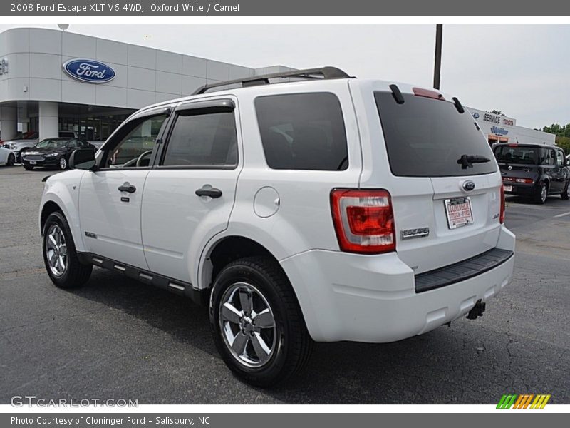 Oxford White / Camel 2008 Ford Escape XLT V6 4WD