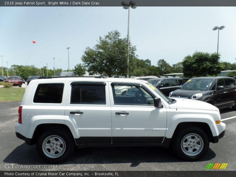 Bright White / Dark Slate Gray 2016 Jeep Patriot Sport