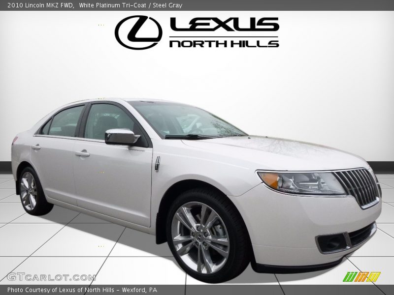 White Platinum Tri-Coat / Steel Gray 2010 Lincoln MKZ FWD
