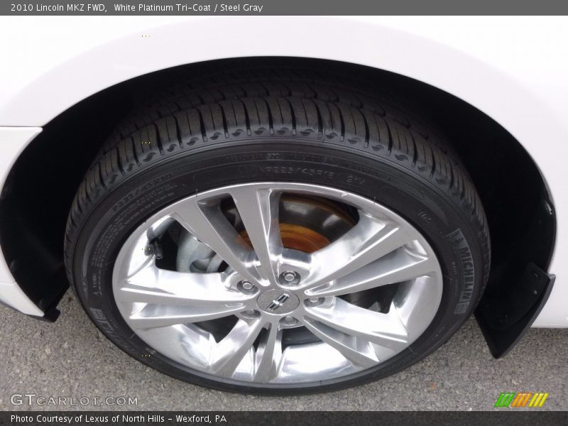 White Platinum Tri-Coat / Steel Gray 2010 Lincoln MKZ FWD