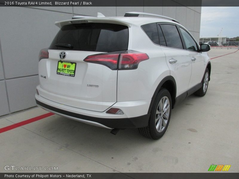 Blizzard Pearl / Black 2016 Toyota RAV4 Limited