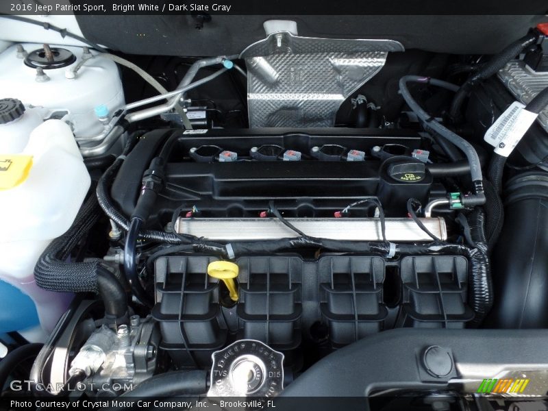 Bright White / Dark Slate Gray 2016 Jeep Patriot Sport