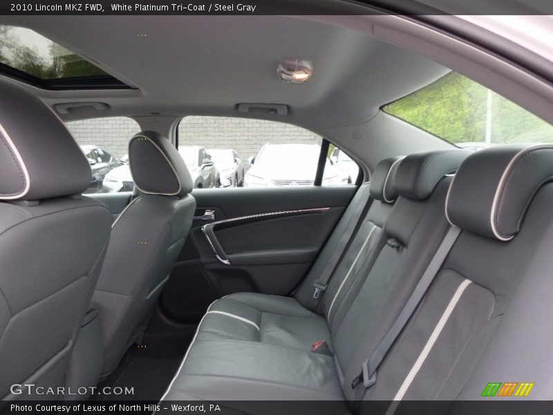 White Platinum Tri-Coat / Steel Gray 2010 Lincoln MKZ FWD