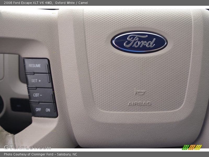 Oxford White / Camel 2008 Ford Escape XLT V6 4WD