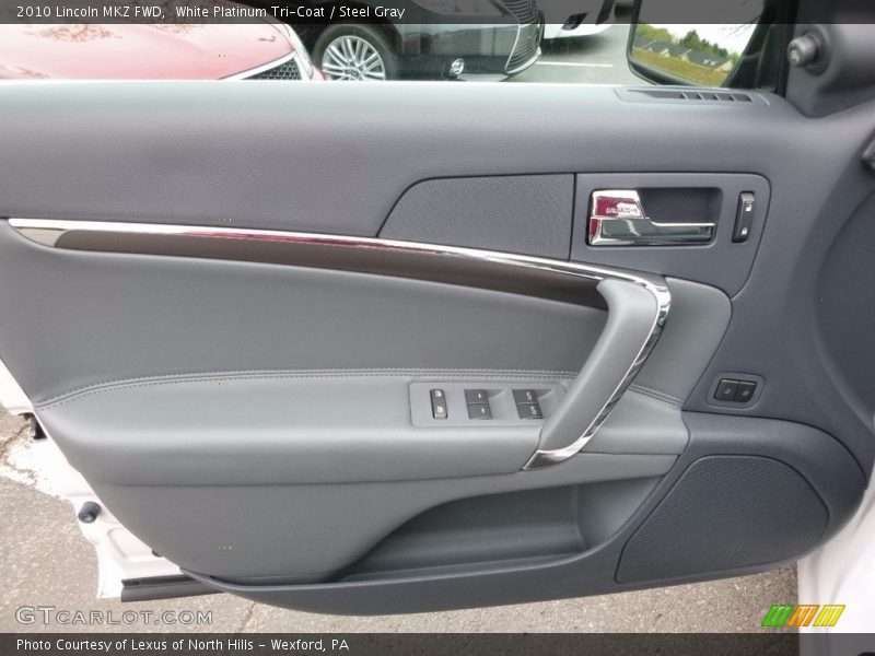 White Platinum Tri-Coat / Steel Gray 2010 Lincoln MKZ FWD