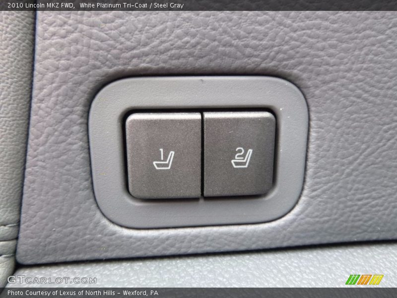 White Platinum Tri-Coat / Steel Gray 2010 Lincoln MKZ FWD