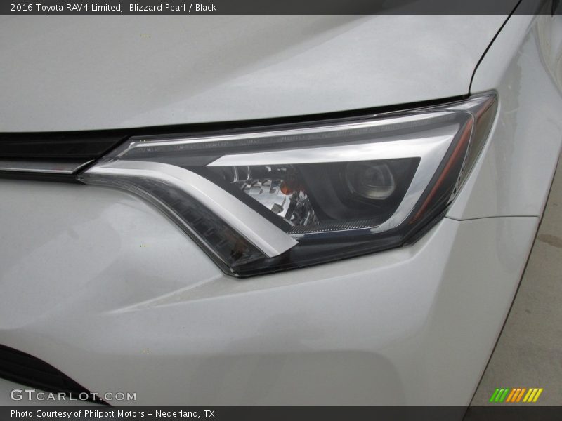 Blizzard Pearl / Black 2016 Toyota RAV4 Limited