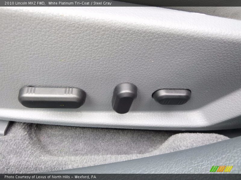 White Platinum Tri-Coat / Steel Gray 2010 Lincoln MKZ FWD