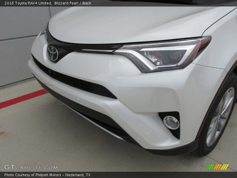 Blizzard Pearl / Black 2016 Toyota RAV4 Limited