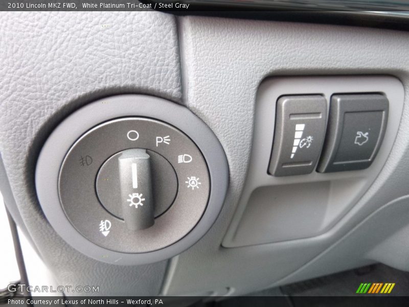 White Platinum Tri-Coat / Steel Gray 2010 Lincoln MKZ FWD