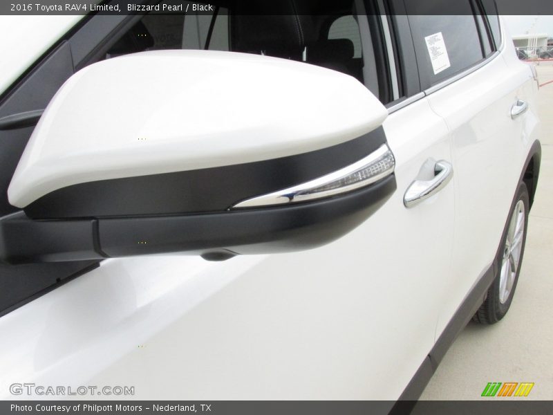 Blizzard Pearl / Black 2016 Toyota RAV4 Limited