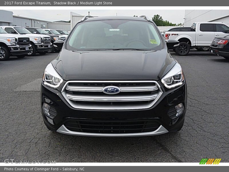 Shadow Black / Medium Light Stone 2017 Ford Escape Titanium