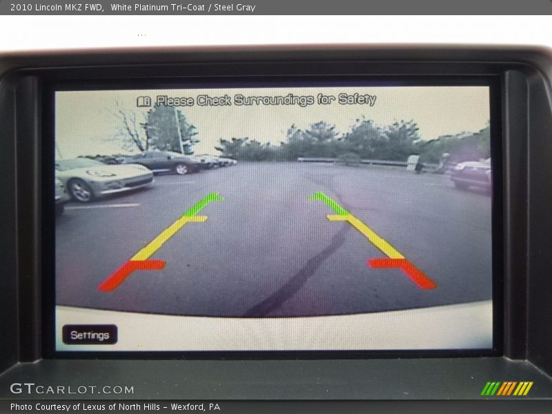 White Platinum Tri-Coat / Steel Gray 2010 Lincoln MKZ FWD