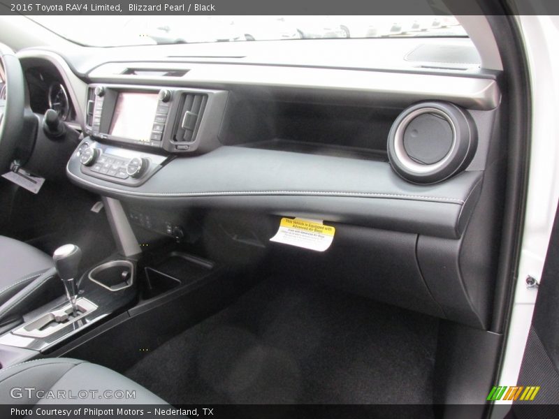 Blizzard Pearl / Black 2016 Toyota RAV4 Limited