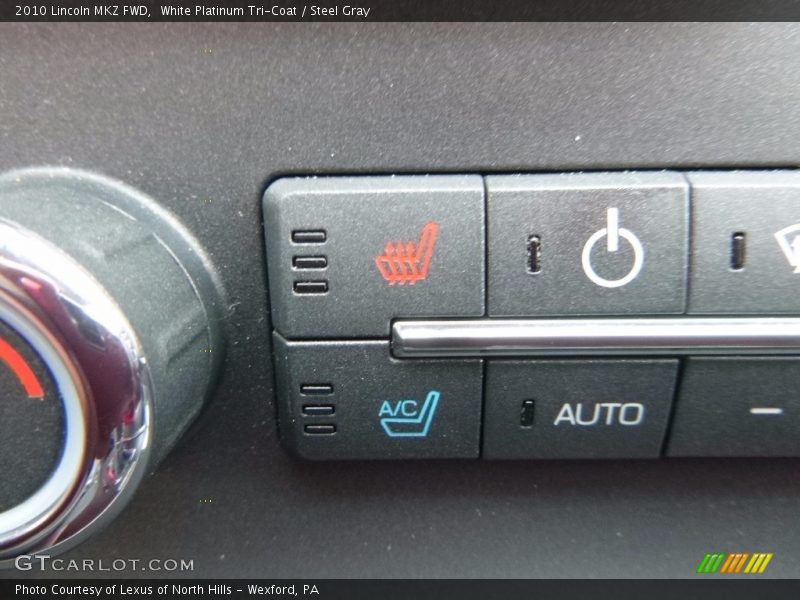 White Platinum Tri-Coat / Steel Gray 2010 Lincoln MKZ FWD