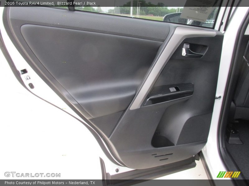 Blizzard Pearl / Black 2016 Toyota RAV4 Limited
