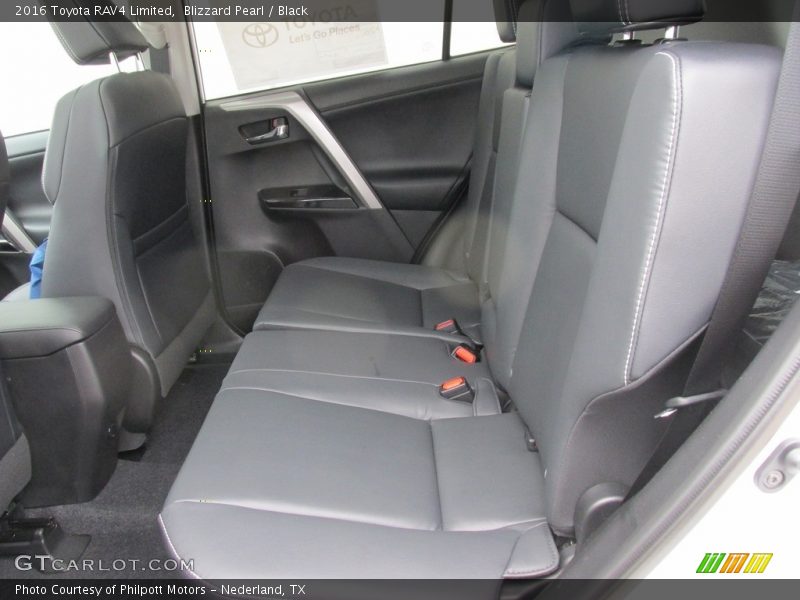 Blizzard Pearl / Black 2016 Toyota RAV4 Limited