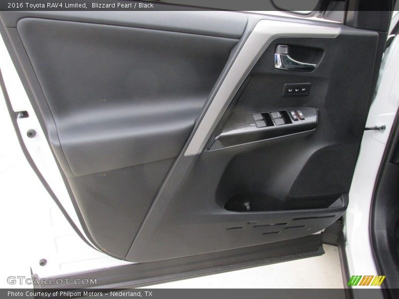 Blizzard Pearl / Black 2016 Toyota RAV4 Limited