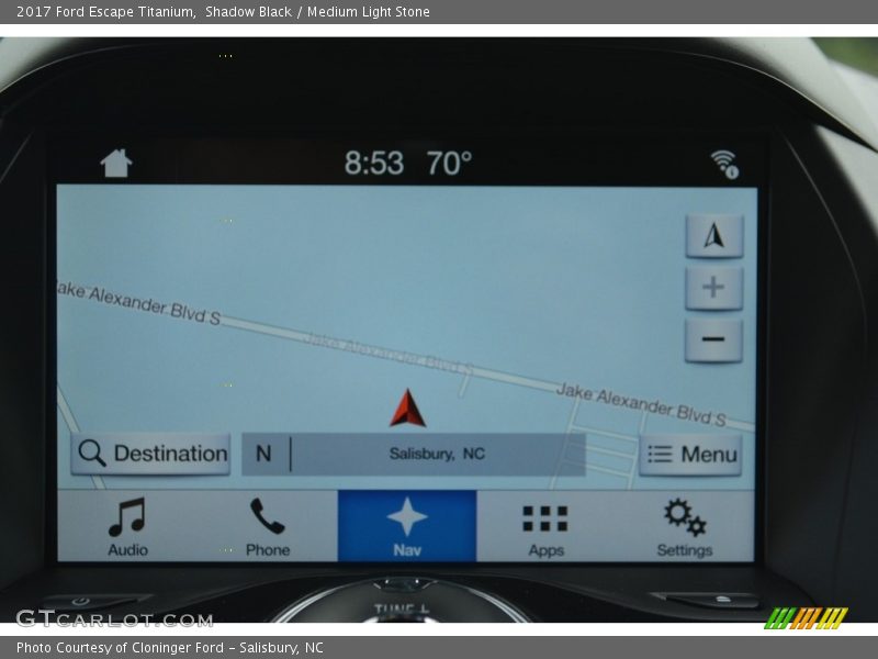 Shadow Black / Medium Light Stone 2017 Ford Escape Titanium