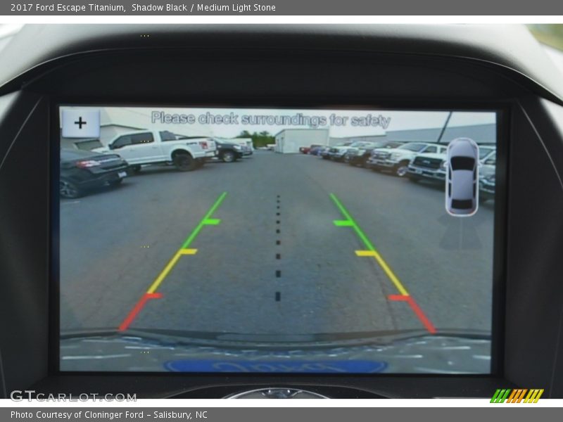 Shadow Black / Medium Light Stone 2017 Ford Escape Titanium