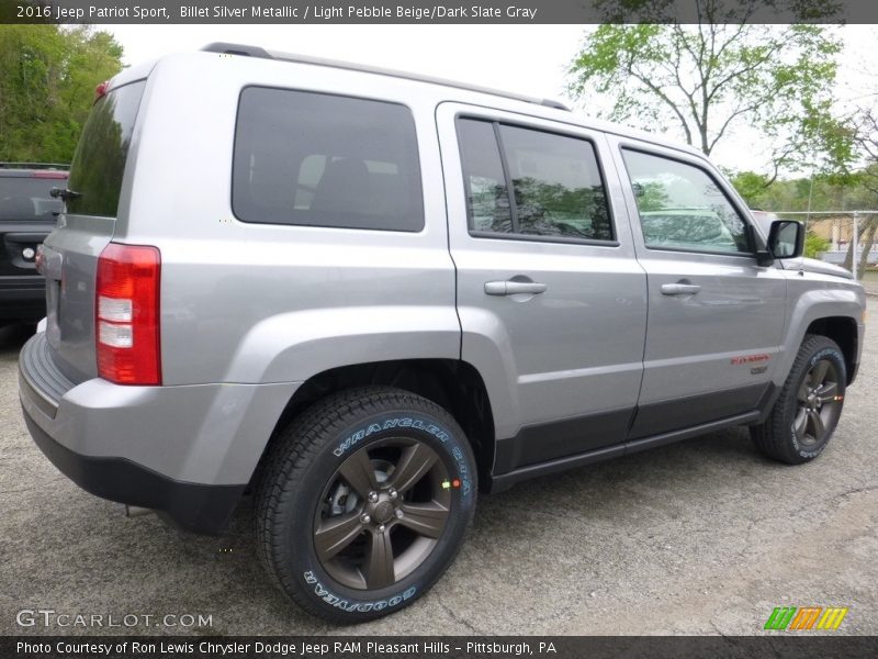 Billet Silver Metallic / Light Pebble Beige/Dark Slate Gray 2016 Jeep Patriot Sport
