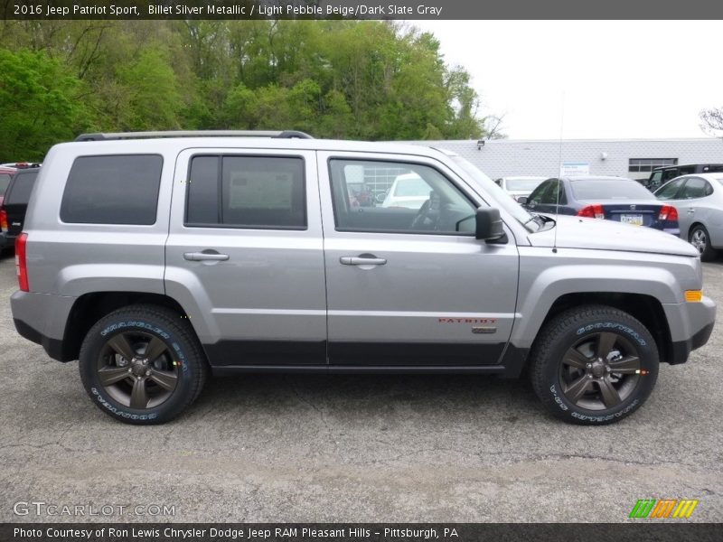 Billet Silver Metallic / Light Pebble Beige/Dark Slate Gray 2016 Jeep Patriot Sport