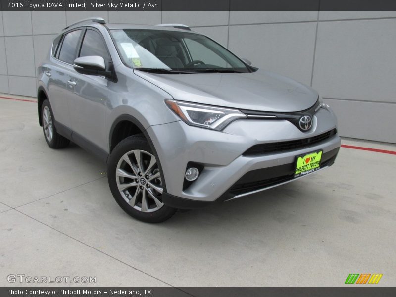 Silver Sky Metallic / Ash 2016 Toyota RAV4 Limited