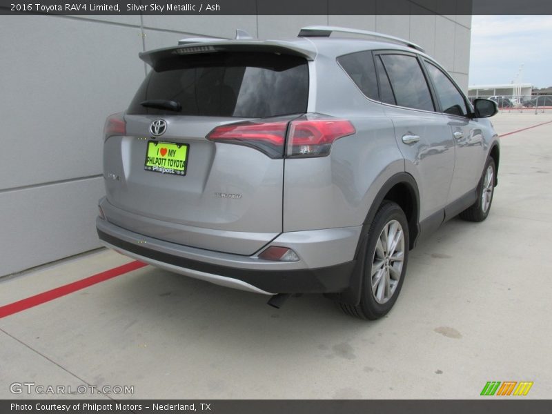 Silver Sky Metallic / Ash 2016 Toyota RAV4 Limited
