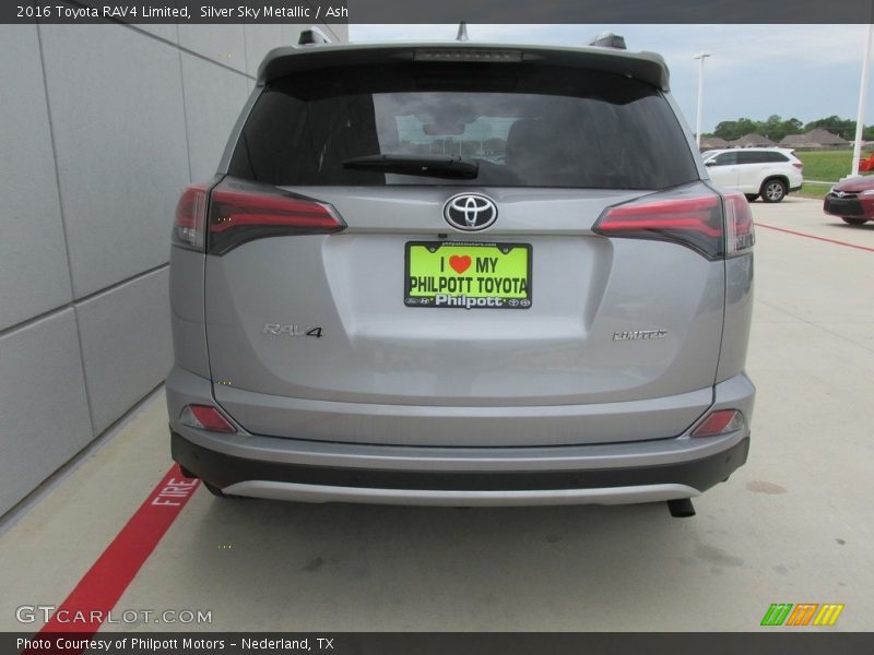 Silver Sky Metallic / Ash 2016 Toyota RAV4 Limited