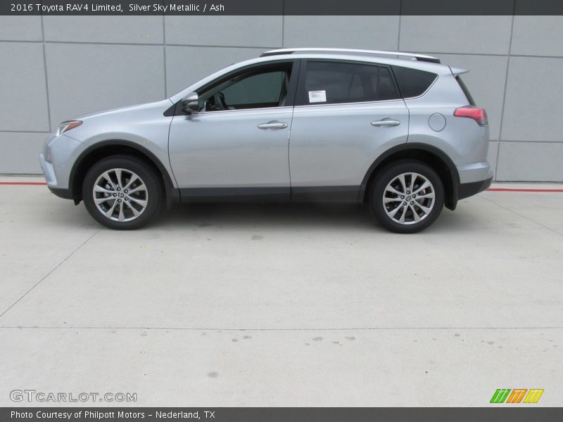 Silver Sky Metallic / Ash 2016 Toyota RAV4 Limited