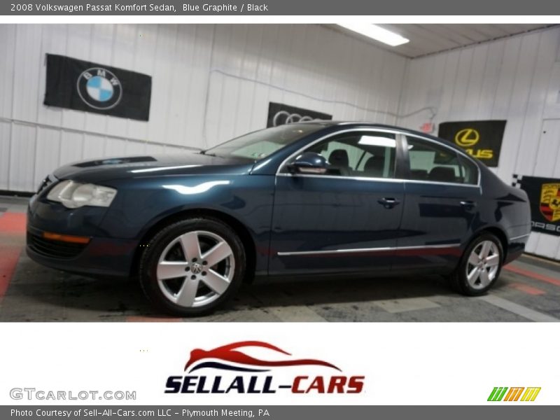 Blue Graphite / Black 2008 Volkswagen Passat Komfort Sedan