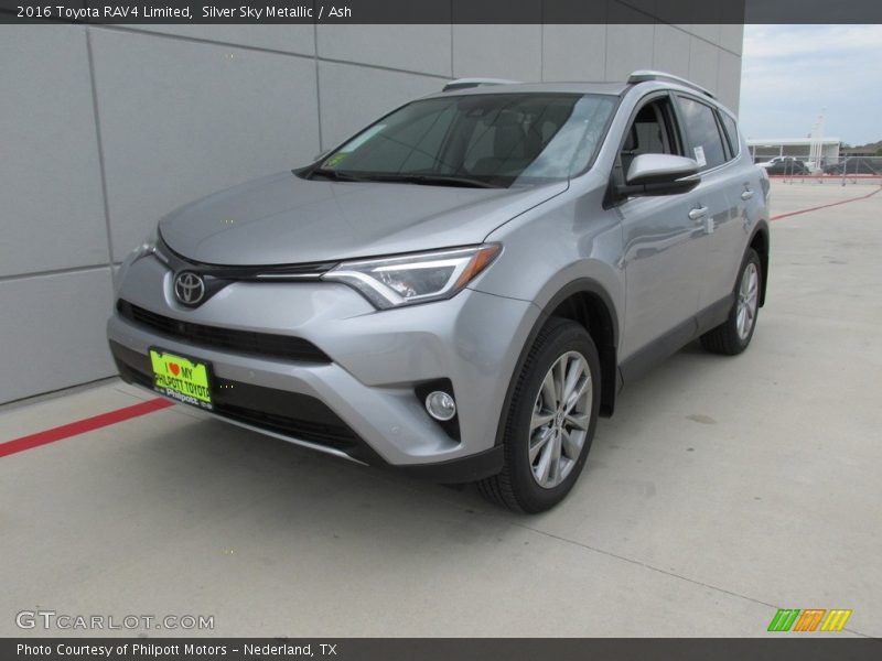 Silver Sky Metallic / Ash 2016 Toyota RAV4 Limited