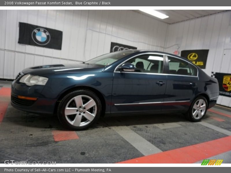 Blue Graphite / Black 2008 Volkswagen Passat Komfort Sedan