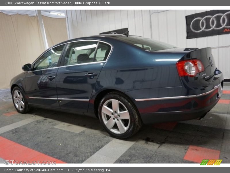 Blue Graphite / Black 2008 Volkswagen Passat Komfort Sedan