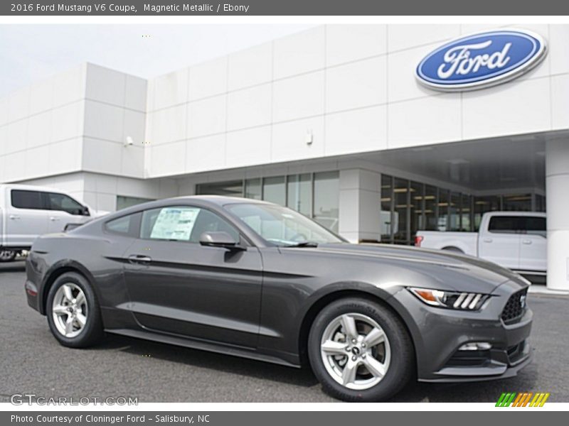 Magnetic Metallic / Ebony 2016 Ford Mustang V6 Coupe