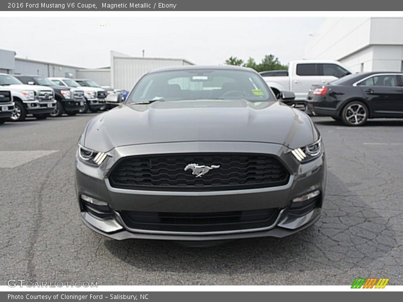 Magnetic Metallic / Ebony 2016 Ford Mustang V6 Coupe