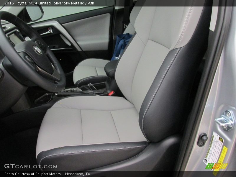 Silver Sky Metallic / Ash 2016 Toyota RAV4 Limited