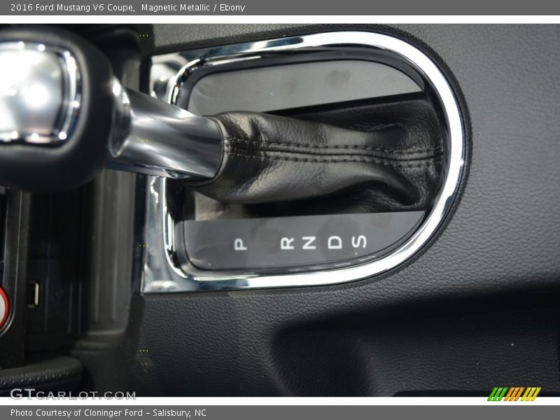 Magnetic Metallic / Ebony 2016 Ford Mustang V6 Coupe