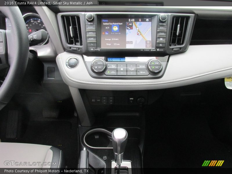 Silver Sky Metallic / Ash 2016 Toyota RAV4 Limited