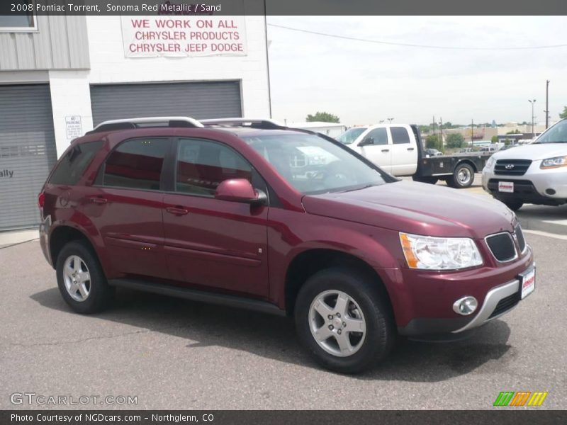 Sonoma Red Metallic / Sand 2008 Pontiac Torrent