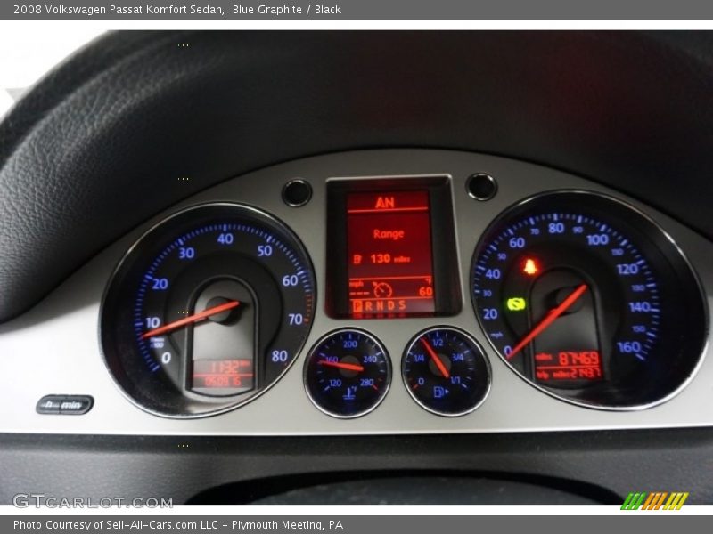 Blue Graphite / Black 2008 Volkswagen Passat Komfort Sedan