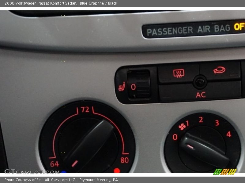 Blue Graphite / Black 2008 Volkswagen Passat Komfort Sedan